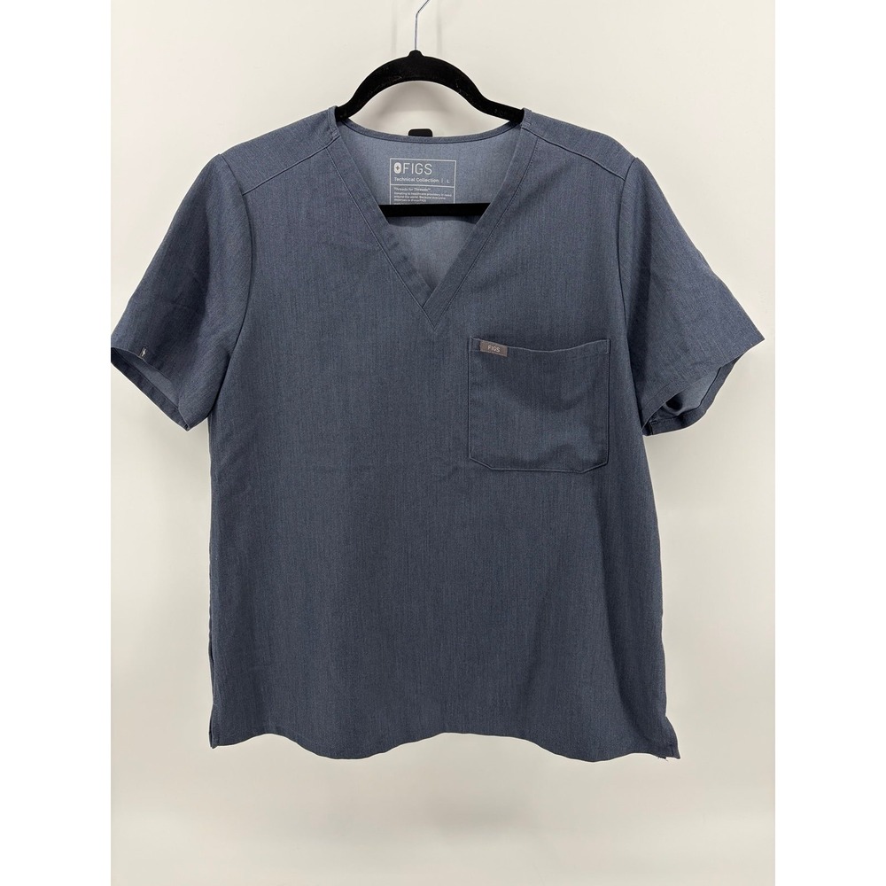 FIGS, Athletic Apparel Short Sleeve Shirt, Women's Size Large, Pre-Owned